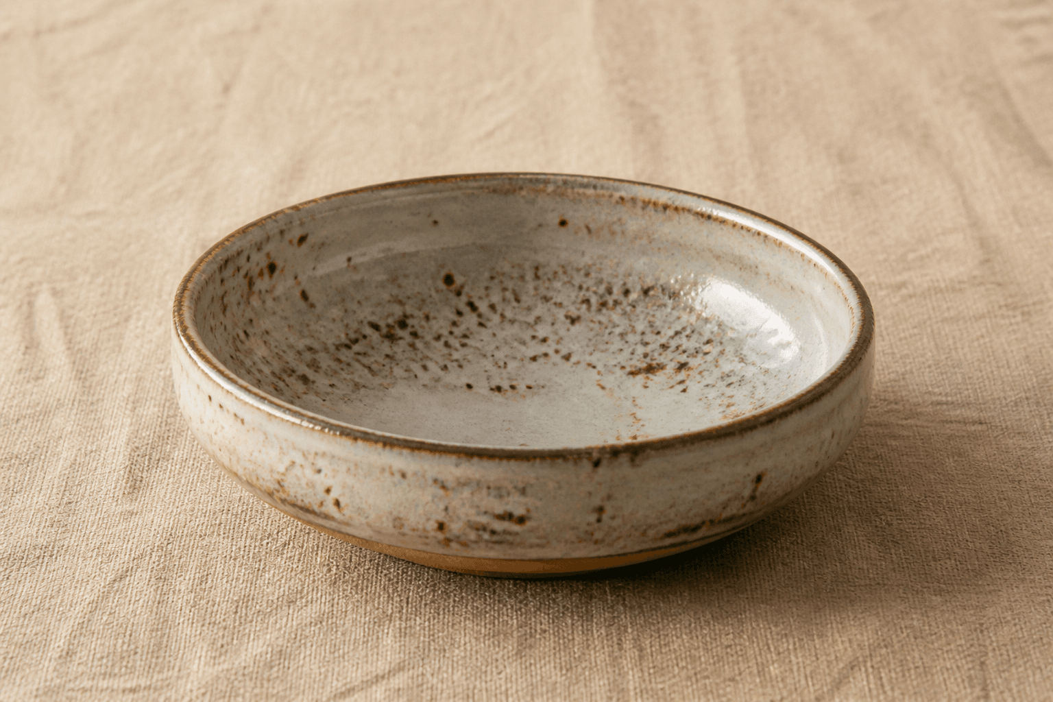 Assiette à pain émaillée, collection Lavaur